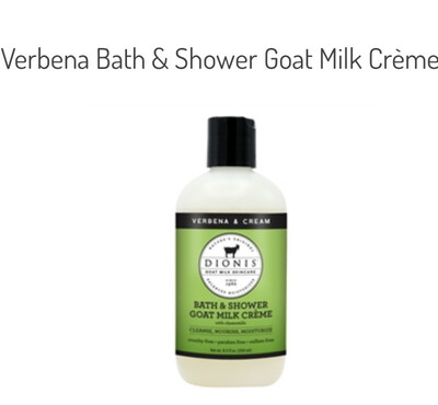 Dionis Verbena & Cream Goat Milk Bath & Shower Gel