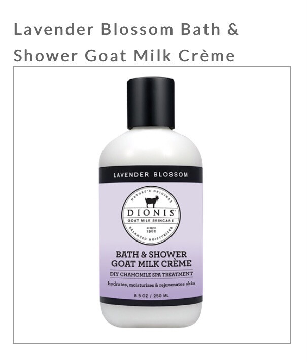 Dionis Lavender Blossoms Goat Milk Bath & Shower Creme