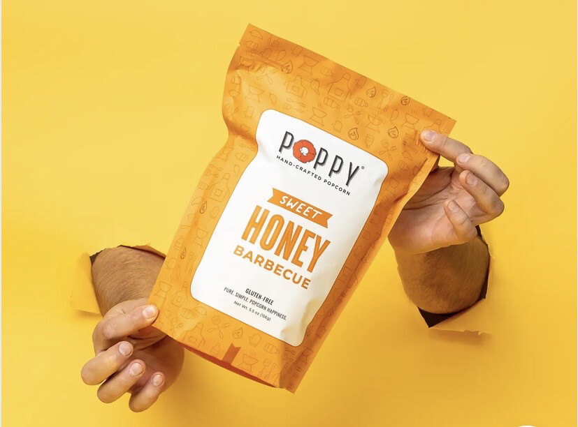 Poppy Honey BBQ Popcorn