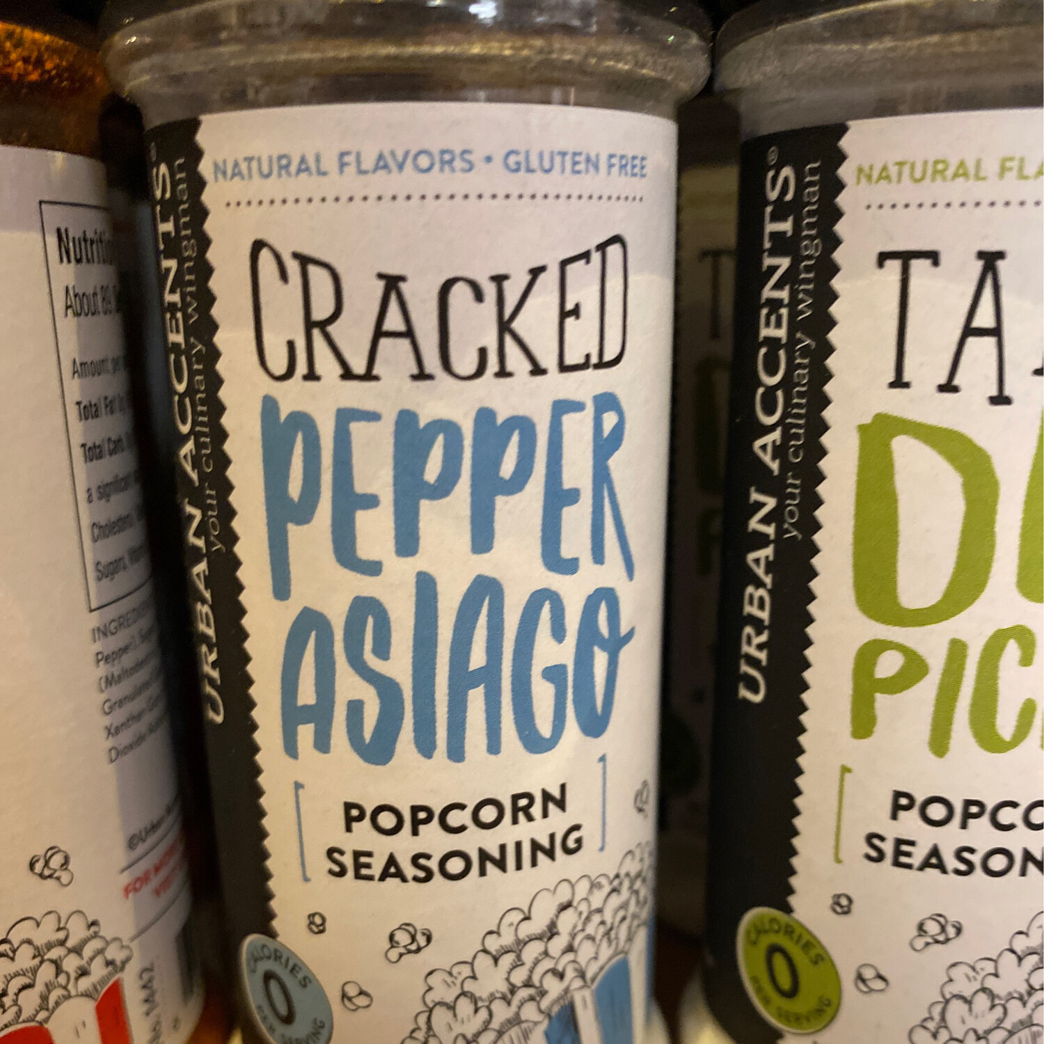 Stonewall Cracked Pepper Asiago Popcorn Seasoning