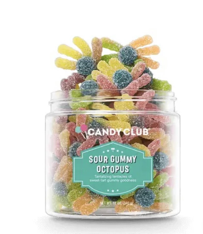 Candy Club Sour Gummy Octopus Lg