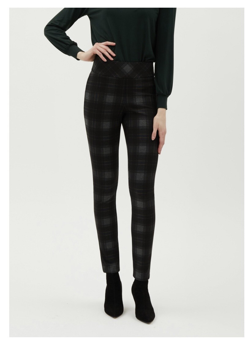 UP Luxe Grey Blk Check Straight Leg 4