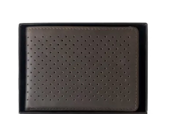 Gus Leather Wallet Charcoal