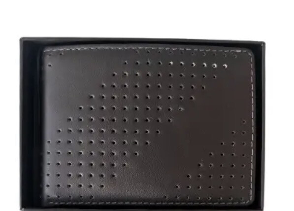 Gus Leather Wallet Black