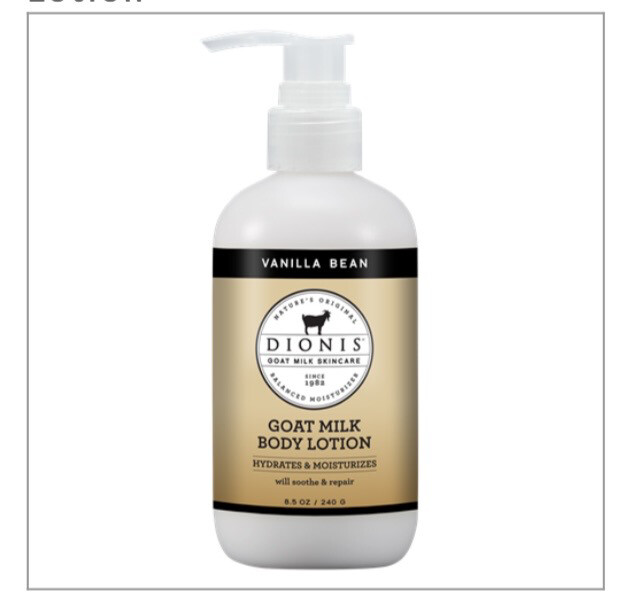 Dionis Vanilla Bean Hand And Body Goat Milk Cream