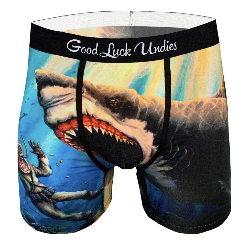 Goos Luck Undies Shark Attack XL