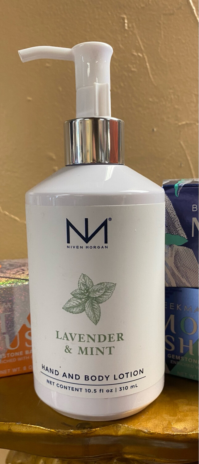 Niven Morgan Lavender & Mint Hand And Body Lotion