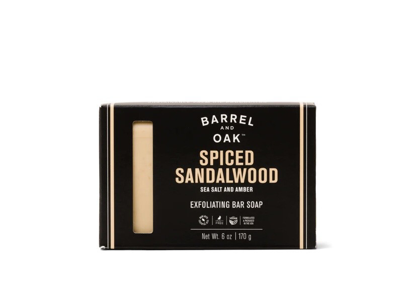 Barrel And Oak Spiced Sandalwood Soap