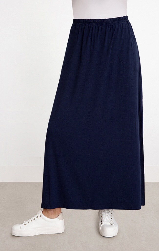 Sympli Bamboo Skirt Sapphire XL