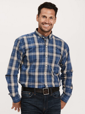 Tyler Boe Multi Color Plaid Mens Shirt XL