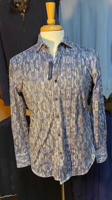 Luchiano SC Shirt Blue Print S