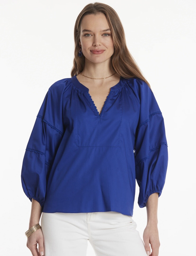 TB Electric Blue Molly Cotton Topper XS