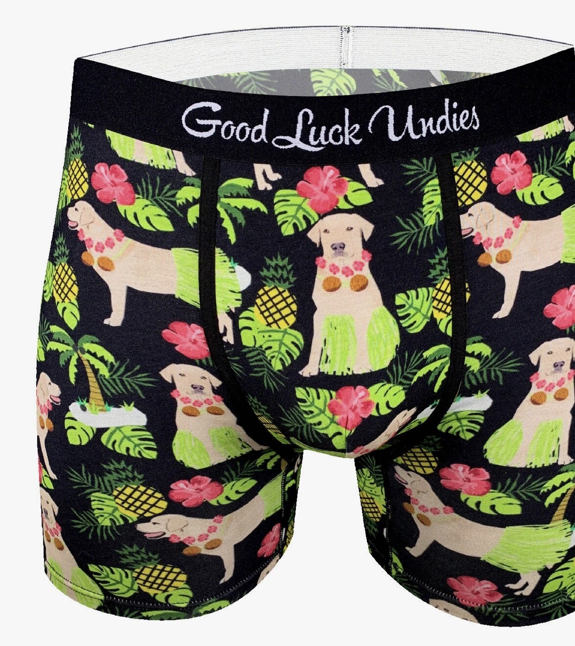 Hula Labrador Retriever Good Luck Undies XL