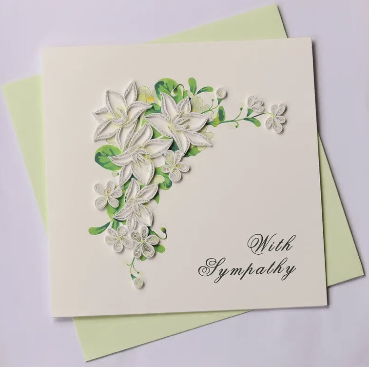 Pop In With Sympathy Card