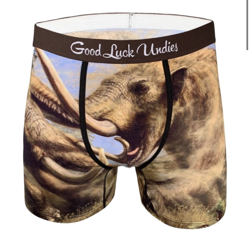 Good Luck Undies Mammoths Fighting L