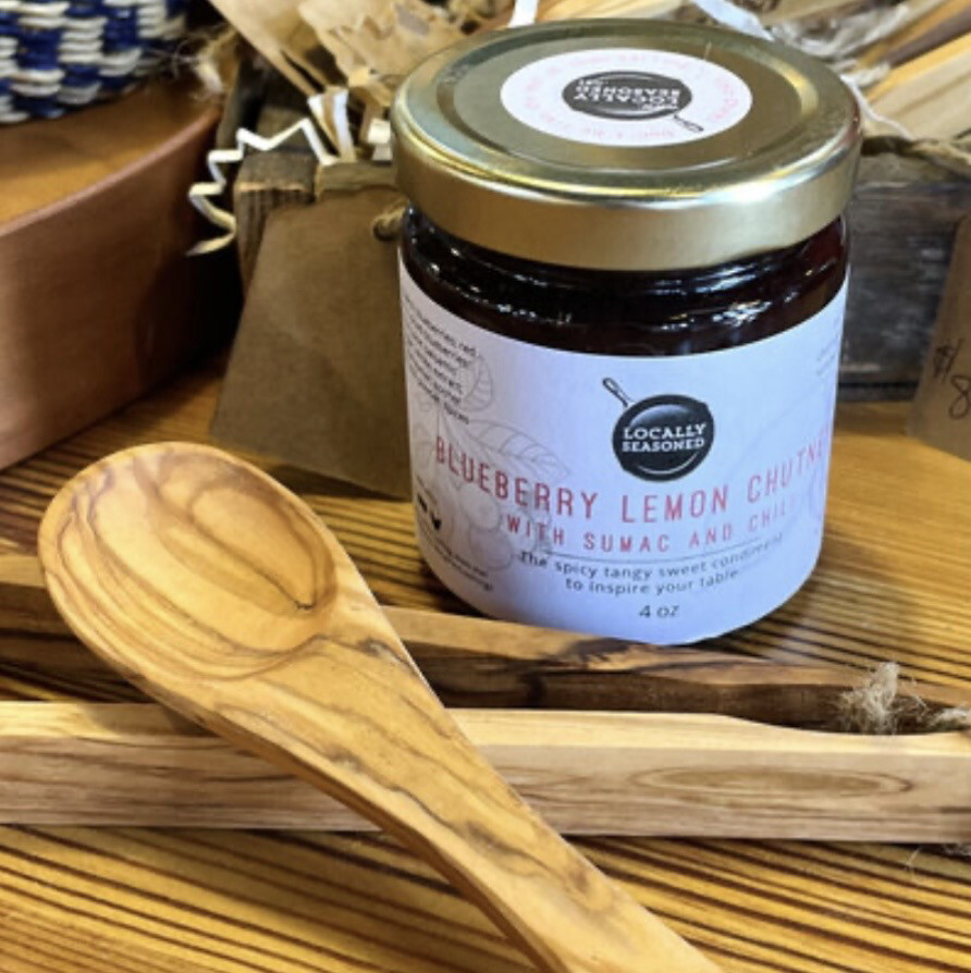 Locally Seasoned Blueberry Lemon Chutney