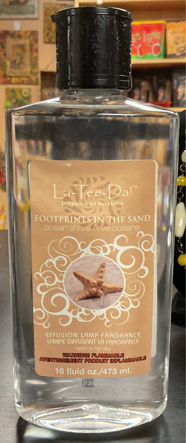 La Tee Da Footprints In The Sand Oil 16oz