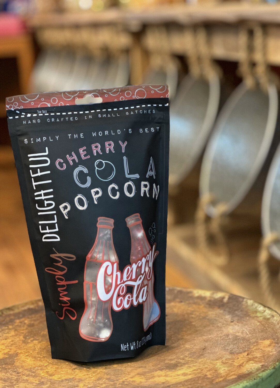 Simply Delightful Cherry Cola Popcorn