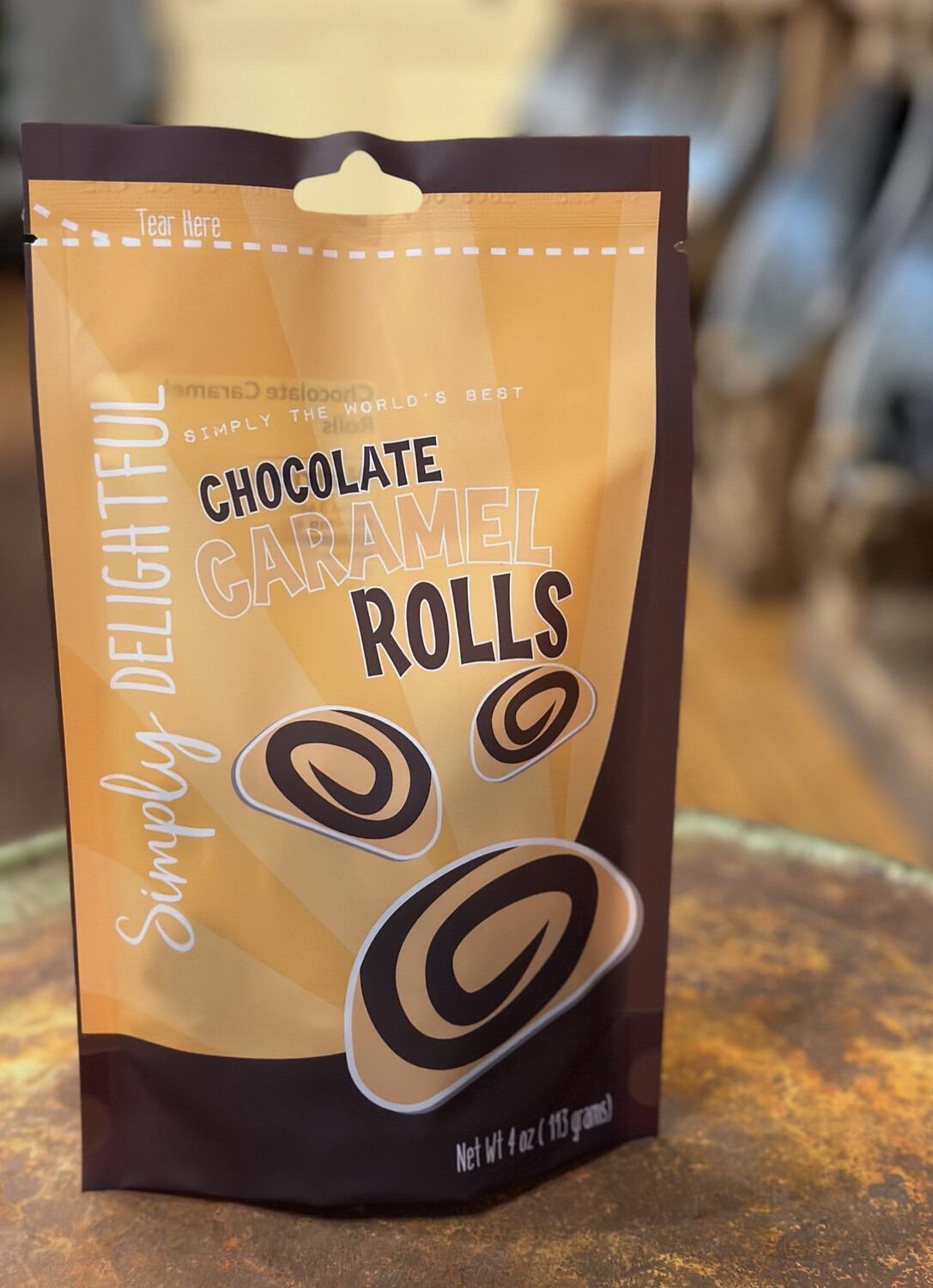 Simply Delightful Chocolate Caramel Rolls