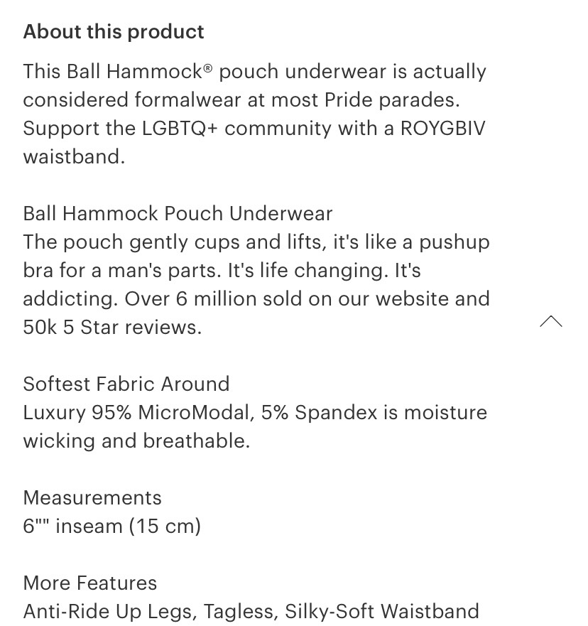 Pride Ball Hammock® Pouch Underwear