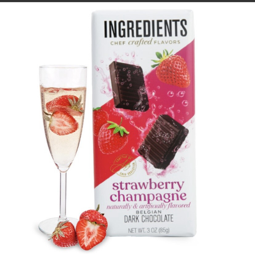 Astor Strawberry Champagne Dark Choc Bar