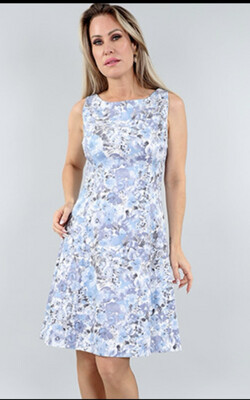 Michael Tyler Slvless Flower Dress XXL