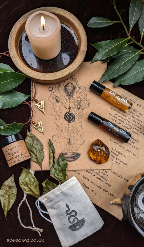 Gift of Gullveig Bundle - Connect to your Inner Seer - Amber 2