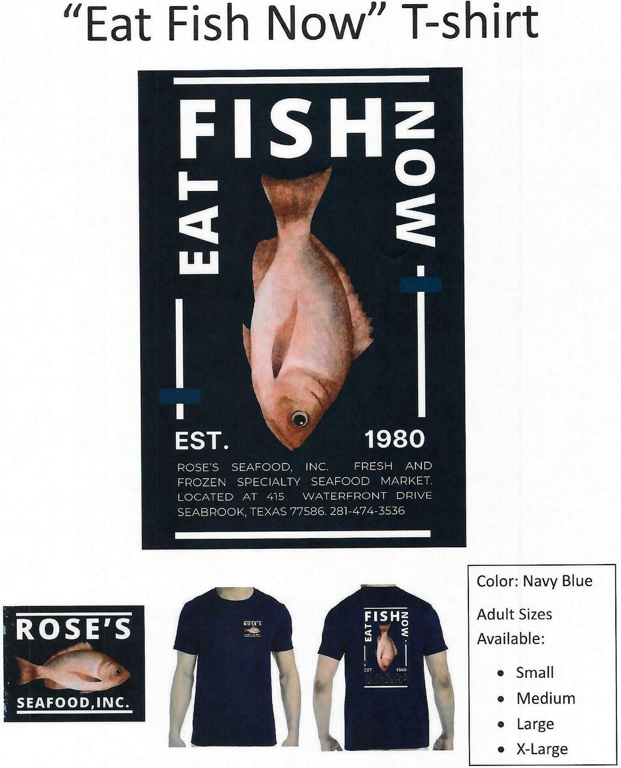 "East Fish Now" Shortsleeve T-shirt