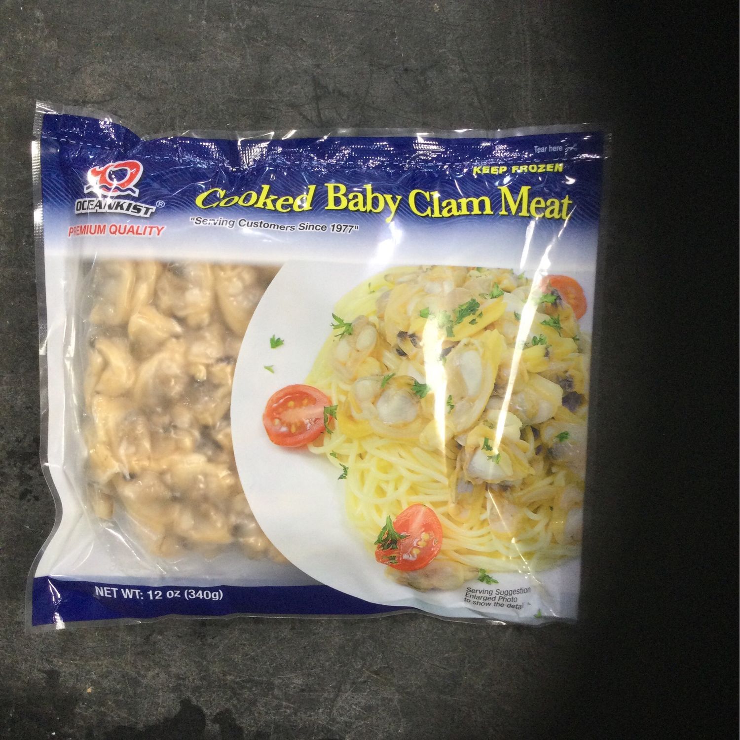 Cooked Baby Clam Meat 12oz