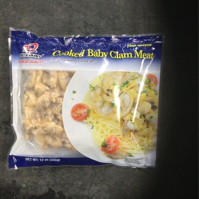 Cooked Baby Clam Meat 12oz