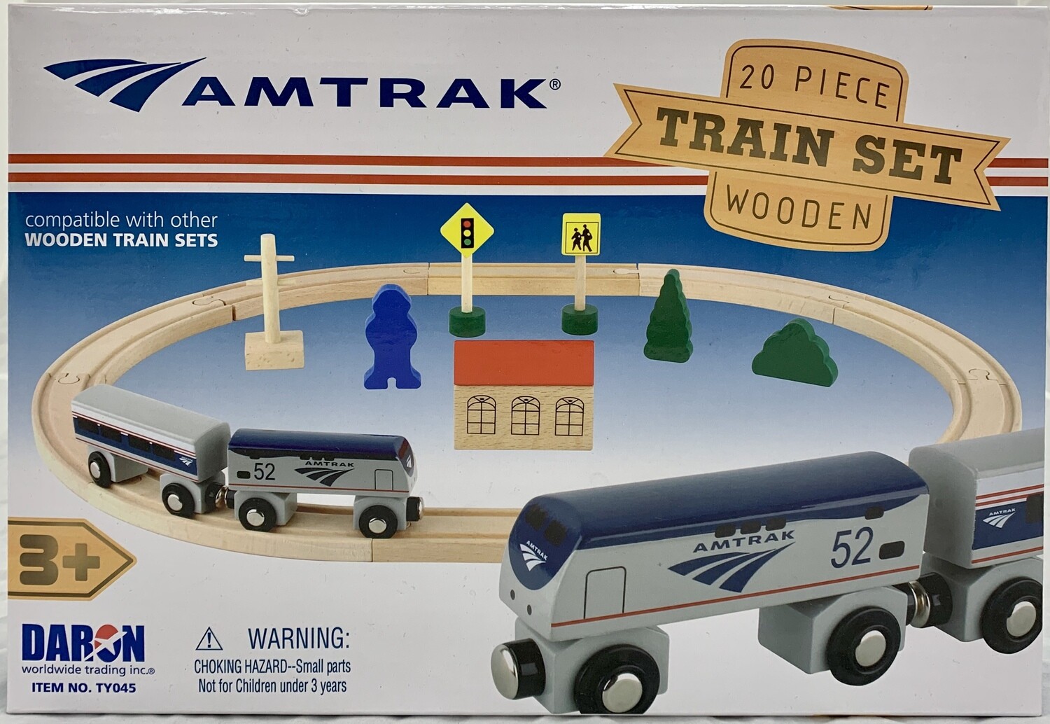 amtrak wooden railway