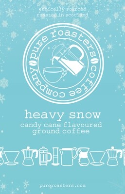 Heavy Snow - Candy Cane Flavoured Coffee