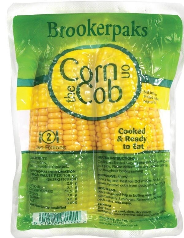 1 pack Cooked Corn on Cob