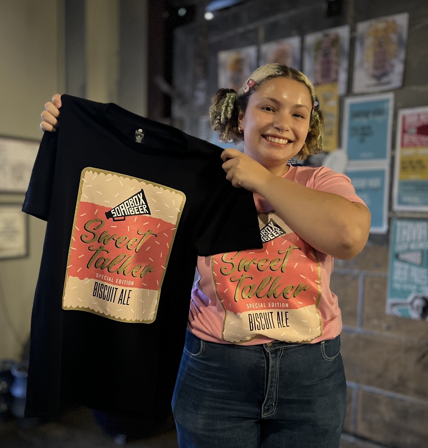 Soapbox T-Shirt - Sweet Talker (Black)