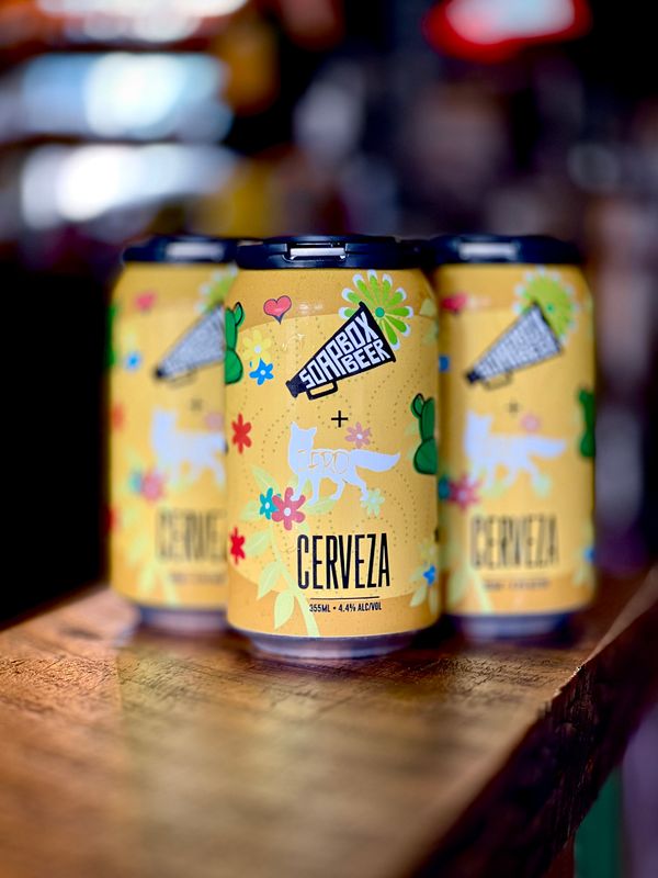 Cerveza Collab with Zero Fox - Carton (16 x 355ml)