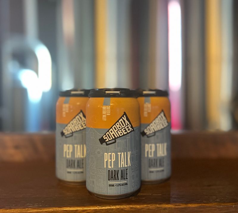 Pep Talk Dark Ale - Carton (16 x 355ml)