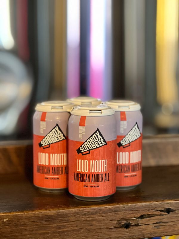 Loud Mouth American Amber Ale  - Carton (16 x 355ml)