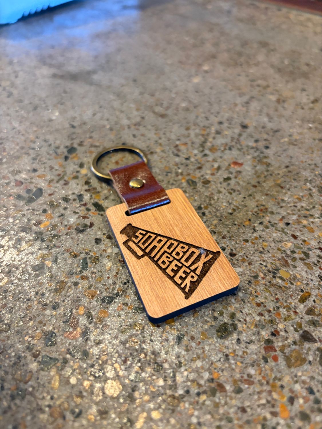 Soapbox Keyring