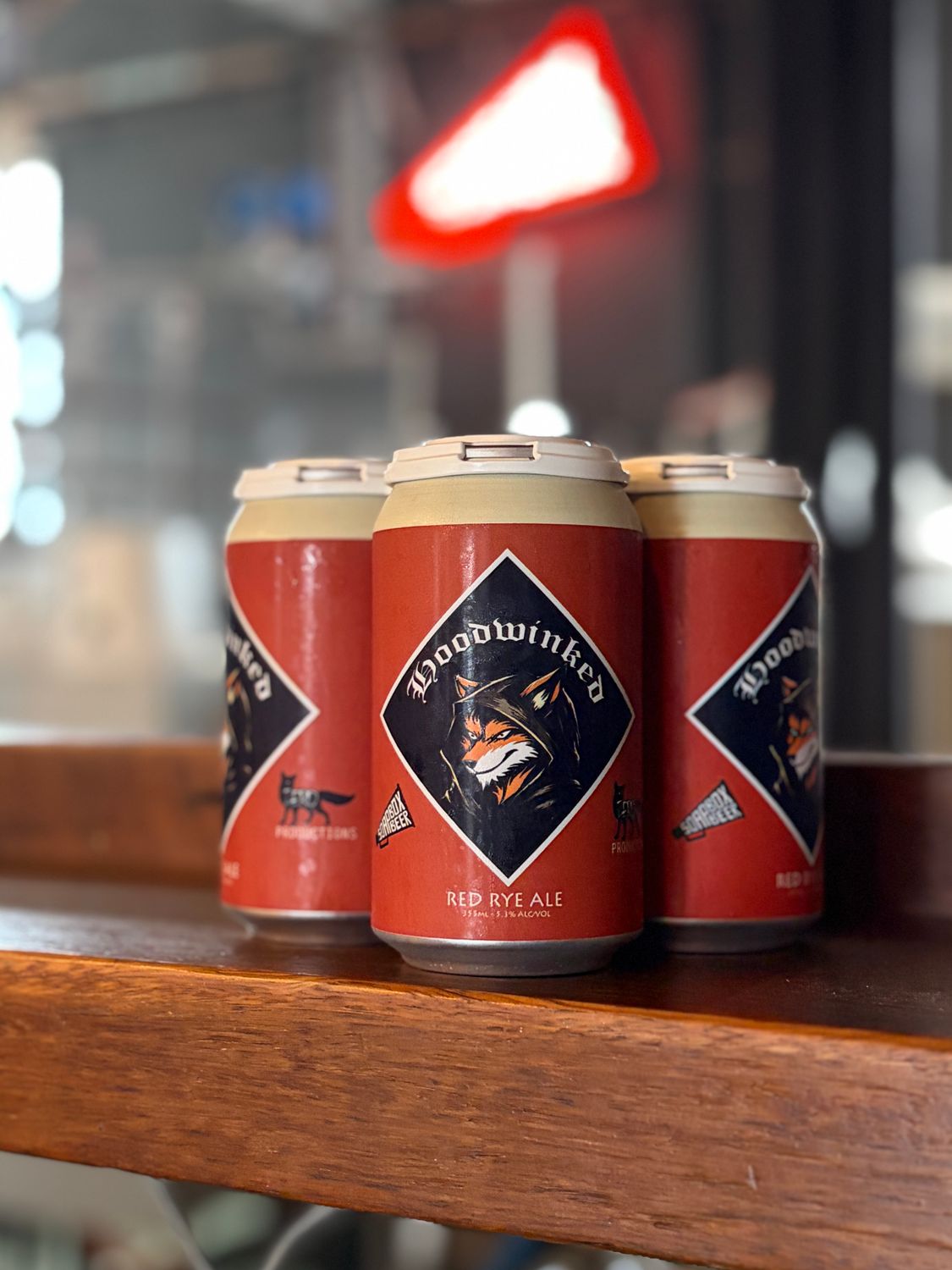 Hoodwinked Red Rye Ale - Carton (16 x 355ml)