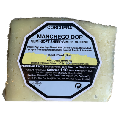 Young manchego 8 oz. pre cut