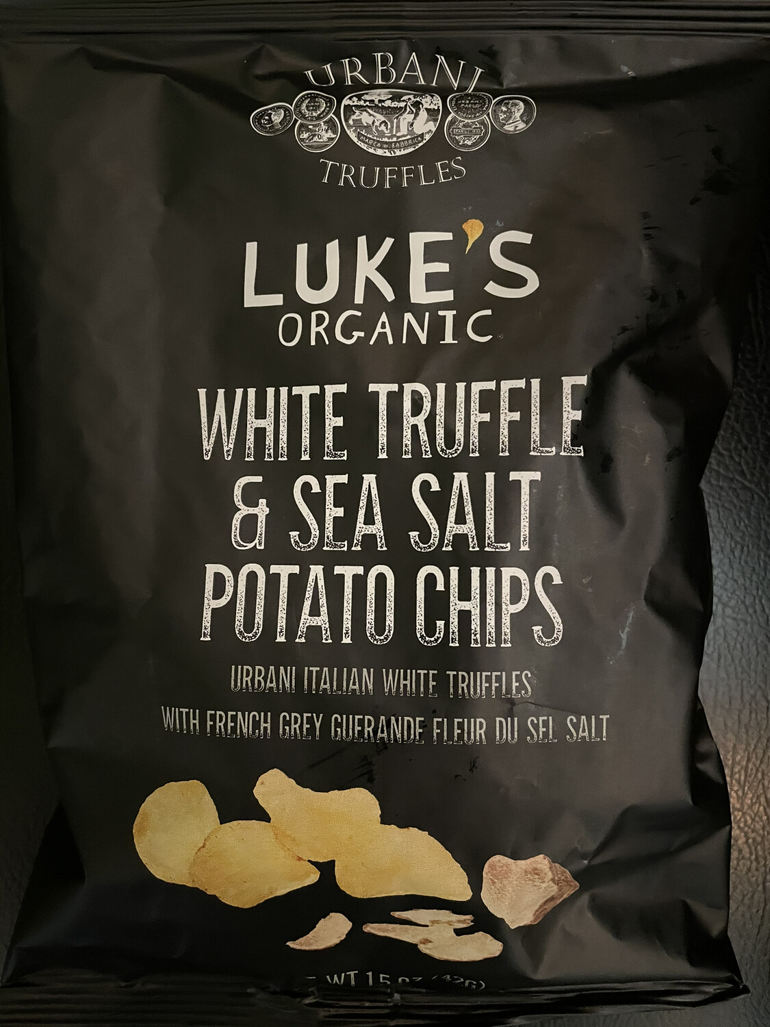 LUKE'S organic white truffle & sea salt potato chips