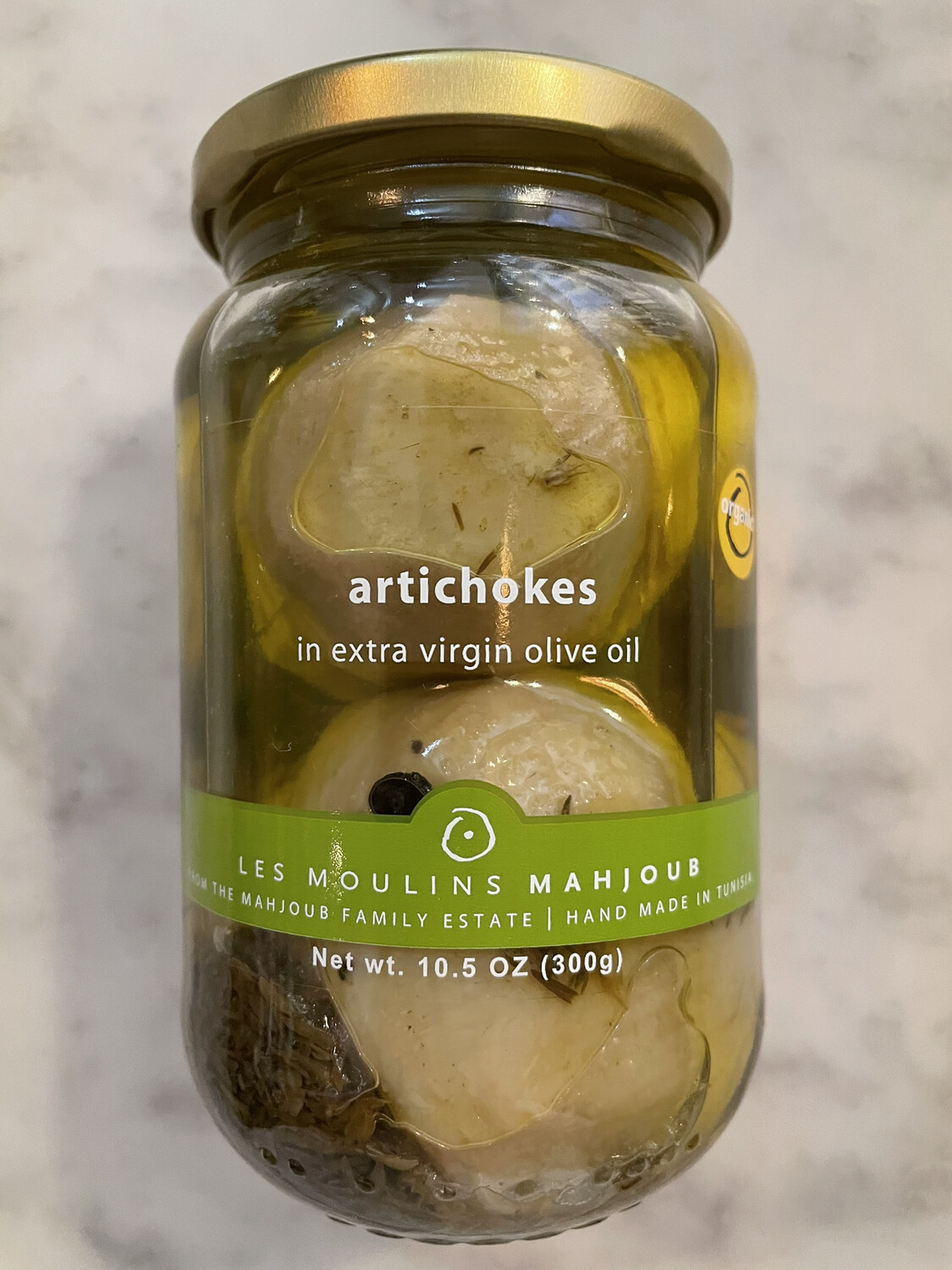 MAHJOUB Artichoke hearts in olive oil 10 oz