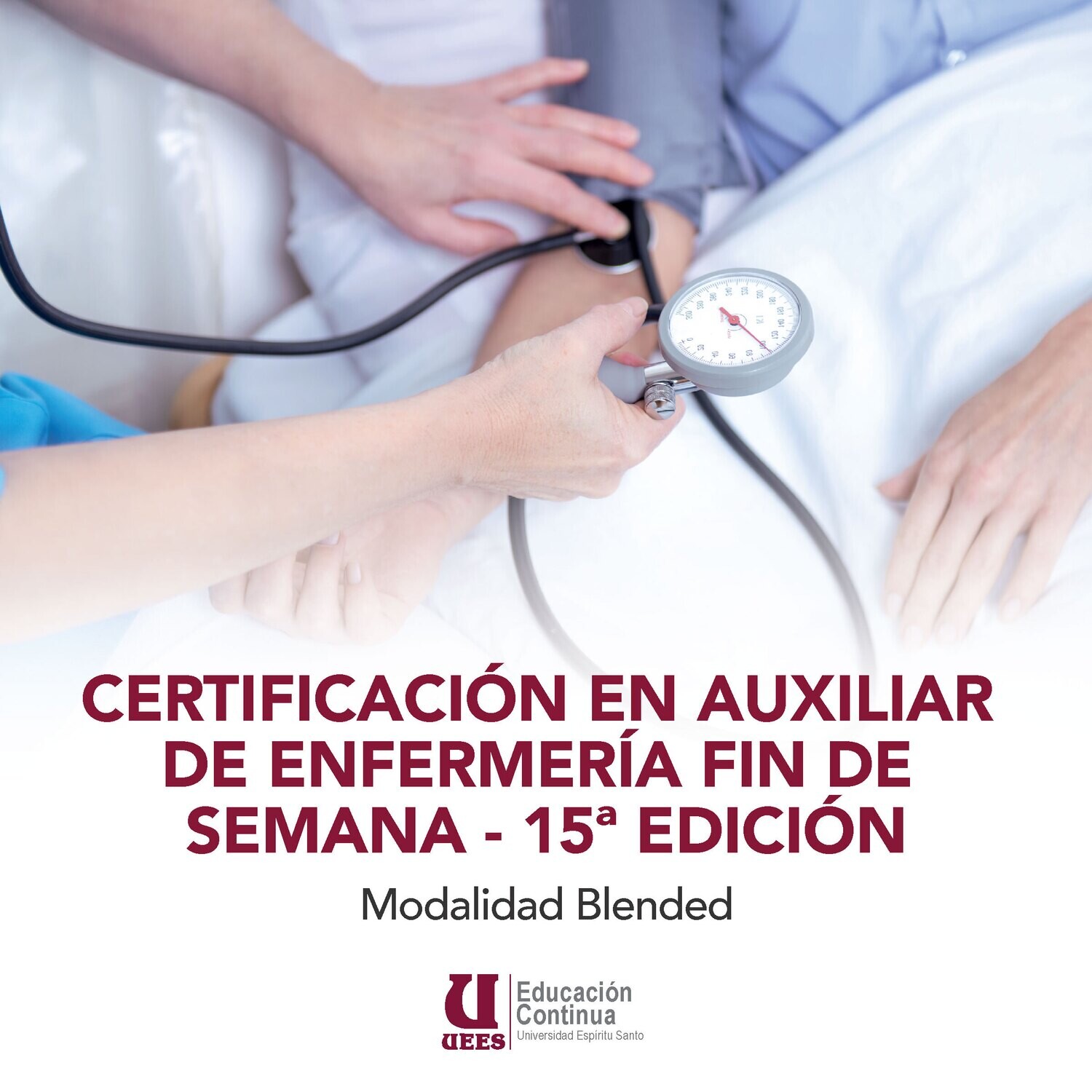 Certificación en Auxiliar de Enfermería/ Fin de semana