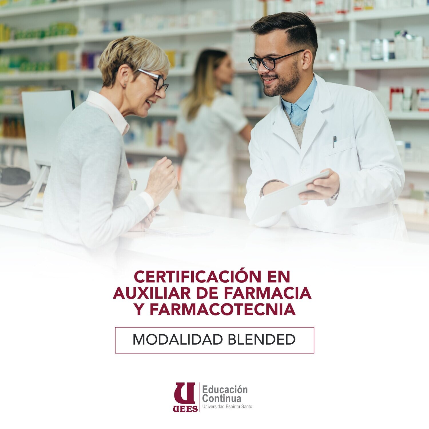 Certificación de Auxiliar de Farmacia y Farmacotecnia