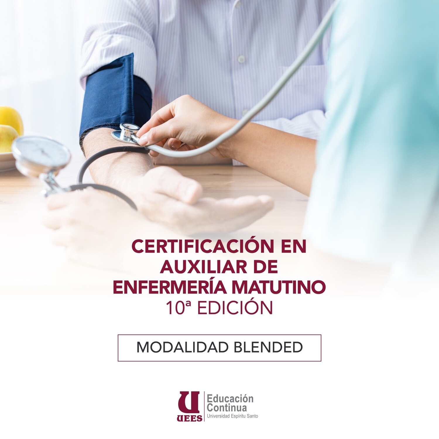 Certificación en Auxiliar de Enfermería/ Matutino
