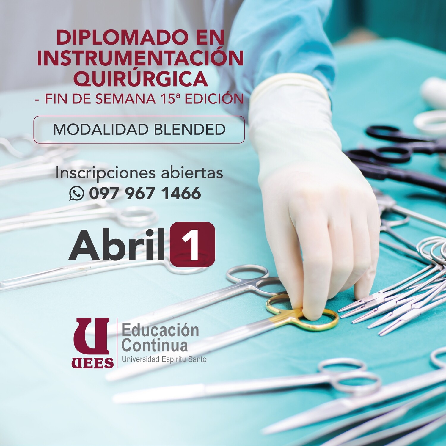 Diplomado de Instrumentación Quirúrgica 15ª edición