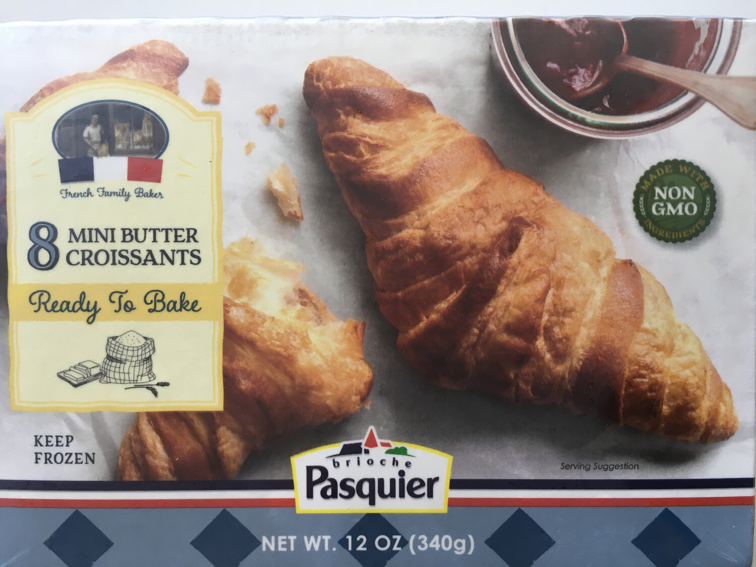 Frozen / Bread / Brioche Pasquier Mini Croissant, 8 pk