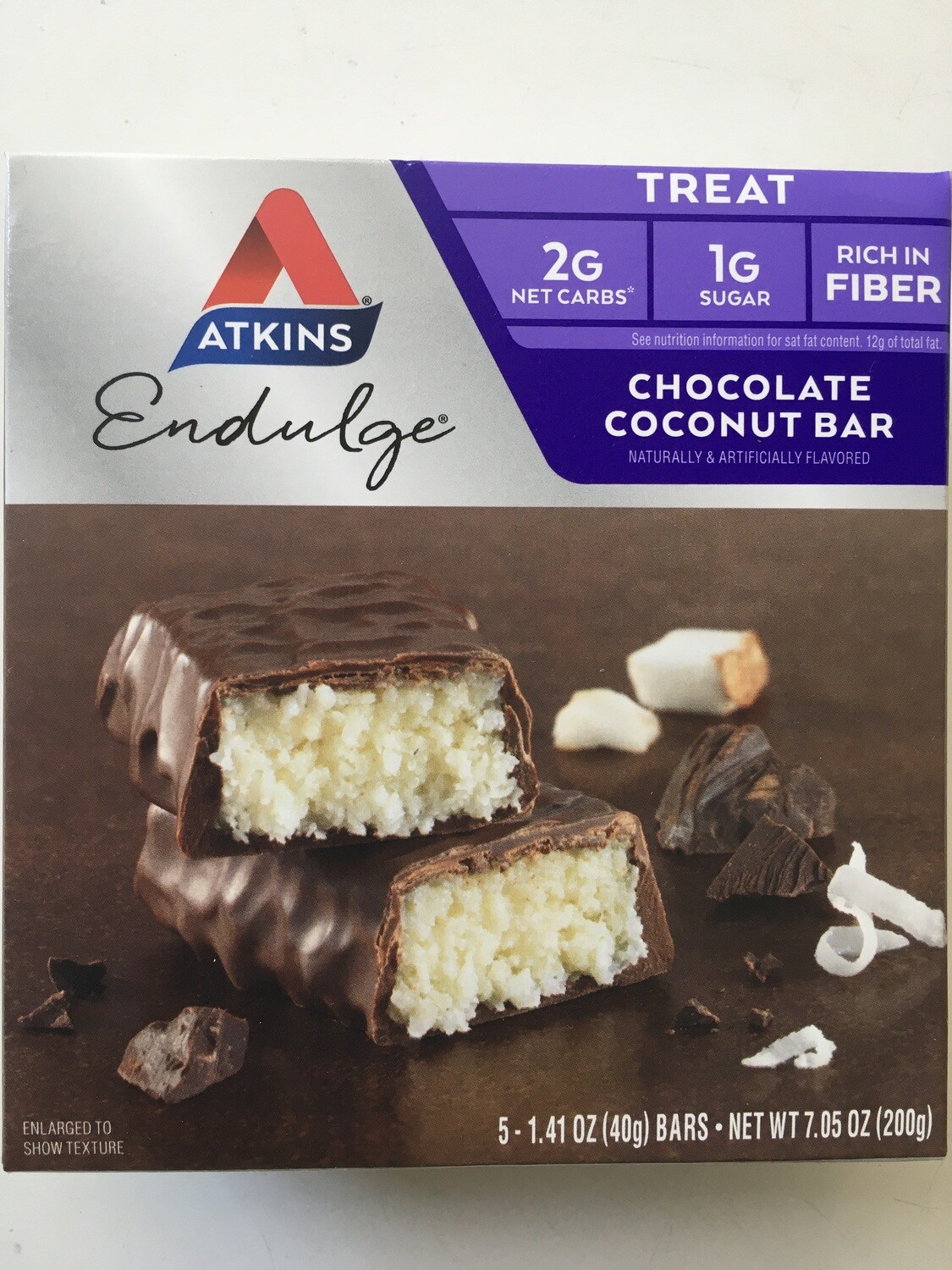 Snack / Bar / Atkins Coconut Chocolate Bar, 5pk
