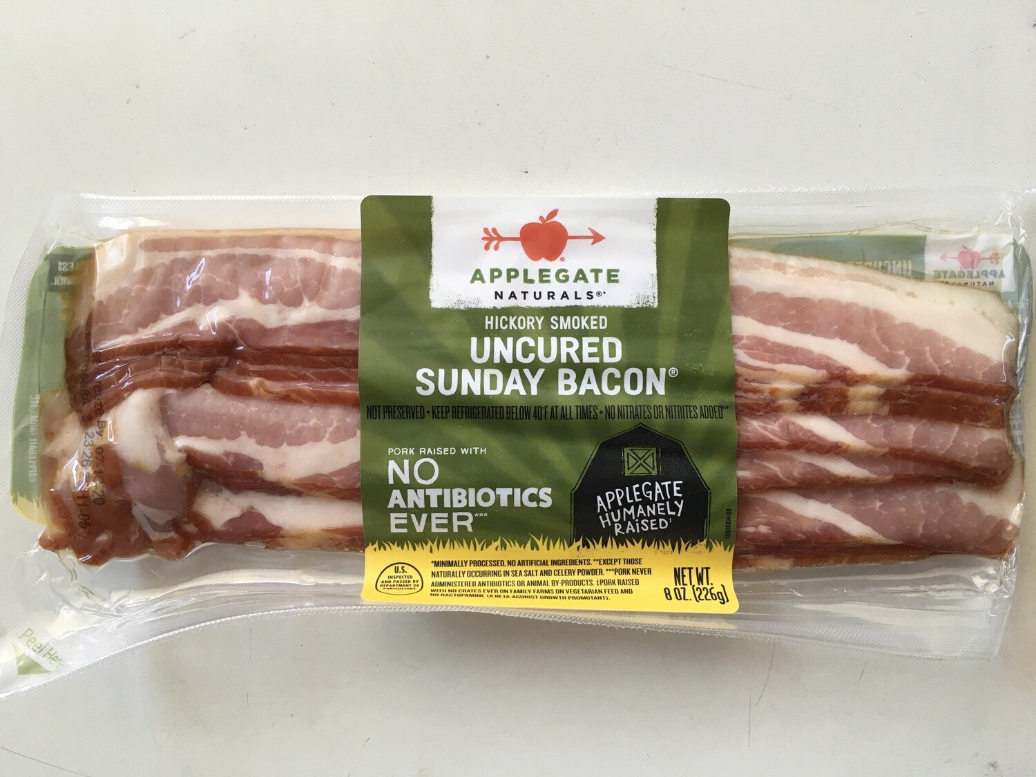 Deli / Meat / Applegate Sunday Bacon, 8oz