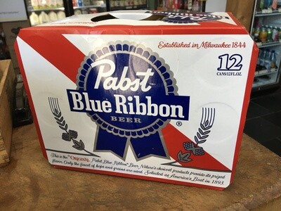Beer / 12 Pack / Pabst Blue Ribbon 12pk